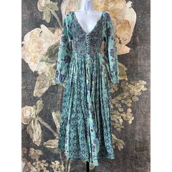 Nwt Free People A New Way Maxi Dress Size Medium - Picture 7 of 8